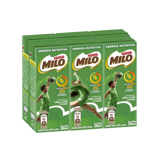 Leche Chocolate Milo 200ml 6un