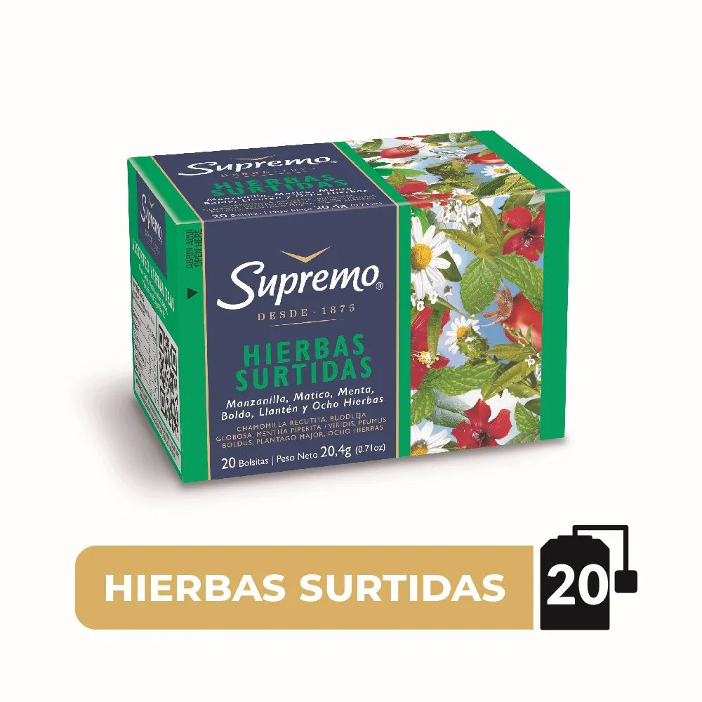 Hierbas Surtidas Supremo 20 Un