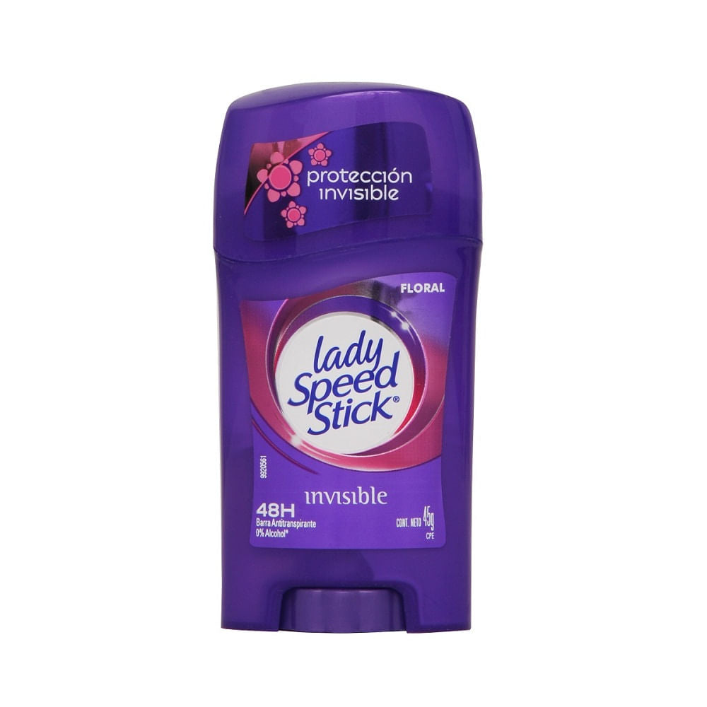 Lady Speed Stick Desodorante en Barra Invisible Floral 45 gr