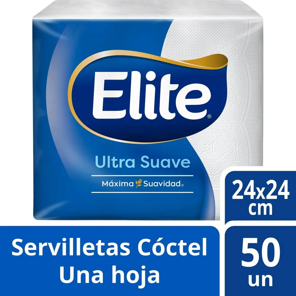 Elite Servilletas Cocktail 50 Un.