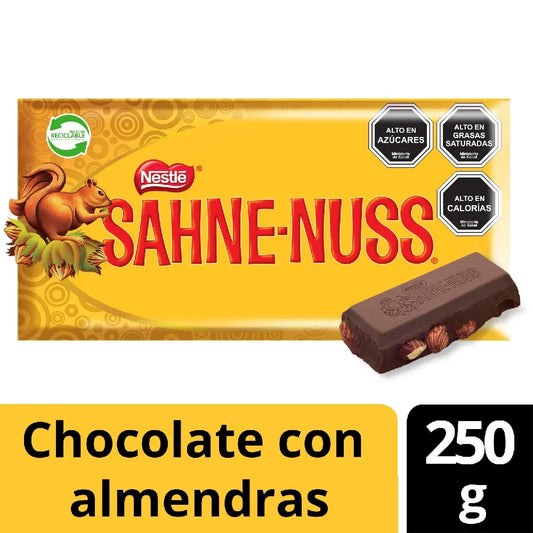 Chocolate con Almendras Sahne Nuss 250g