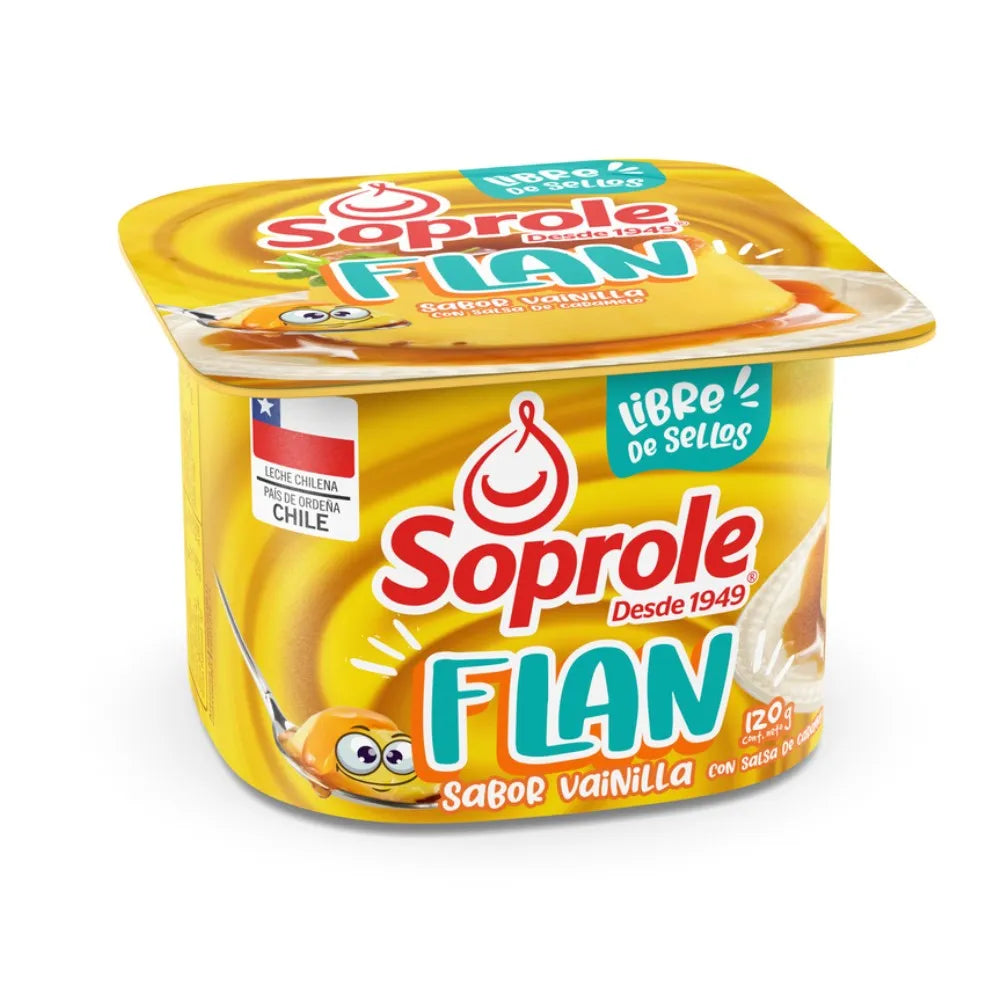 Flan Vainilla Soprole 120g