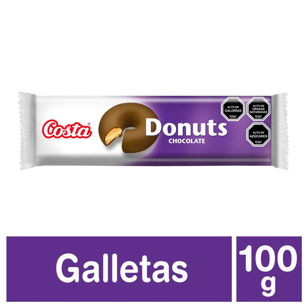 Donuts Chocolate De Leche 100Gr Costa