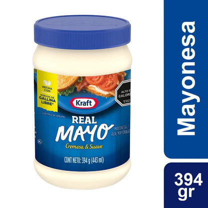 Mayonesa Kraft Real Mayo 394 g