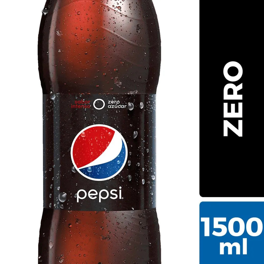 Bebida Pepsi Zero Desechable 1.5L