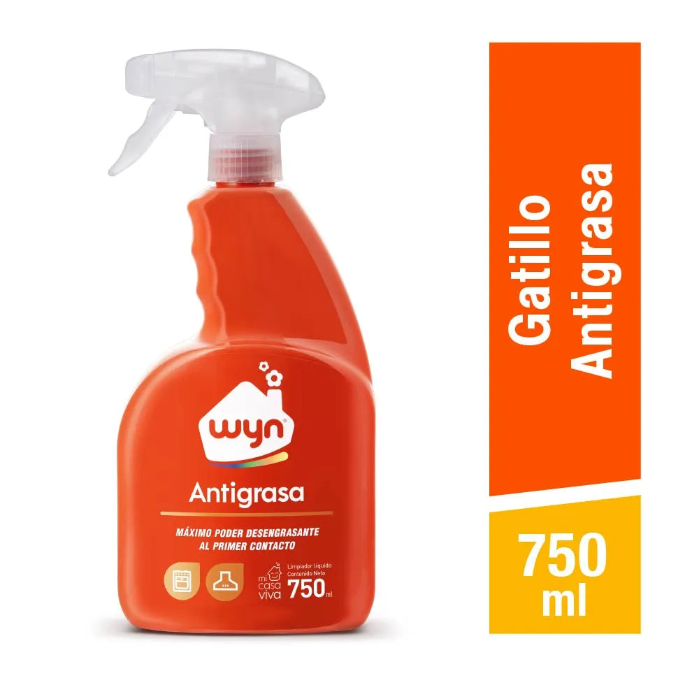 Limpiador Antigrasa Wyn 750ml