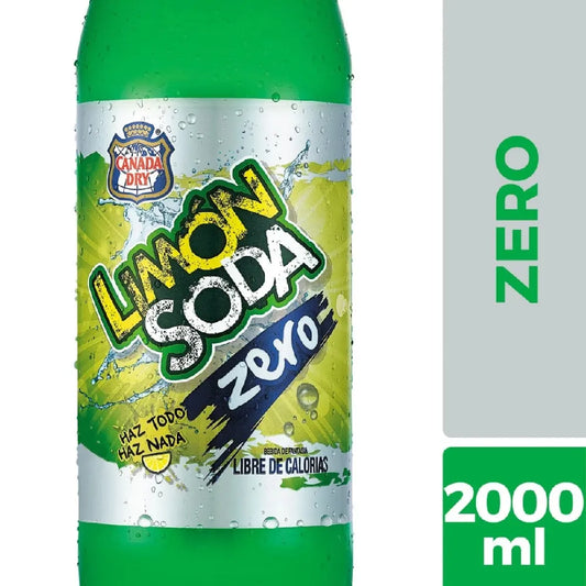 Bebida Limon Soda Zero Desechable 2L