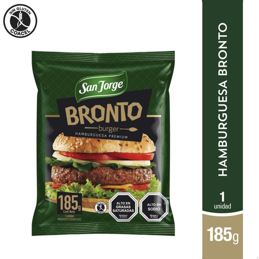 Hamburguesa de Vacuno Bronto San Jorge 185g