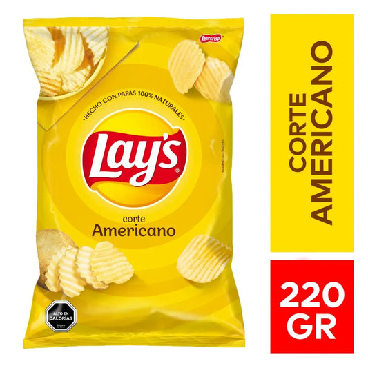 Papas Lays Corte Americano 220g