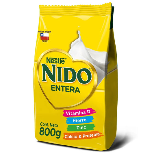 Leche en Polvo Nido Entera 800g