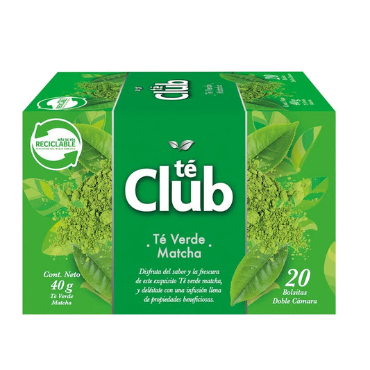 Té Club Verde Matcha 20 Bolsitas