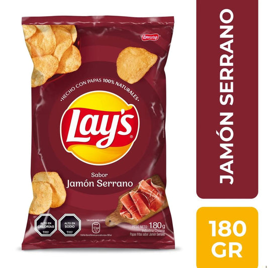 Papas Lays Jamon Serrano 180g