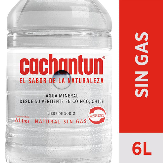 Agua Cachantun Sin Gas 6.0Lt