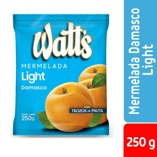 Mermelada Damasco Watts Light 250g