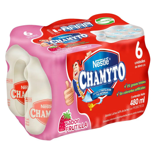 Pack Chamyto Sabor Frutilla 6 Un