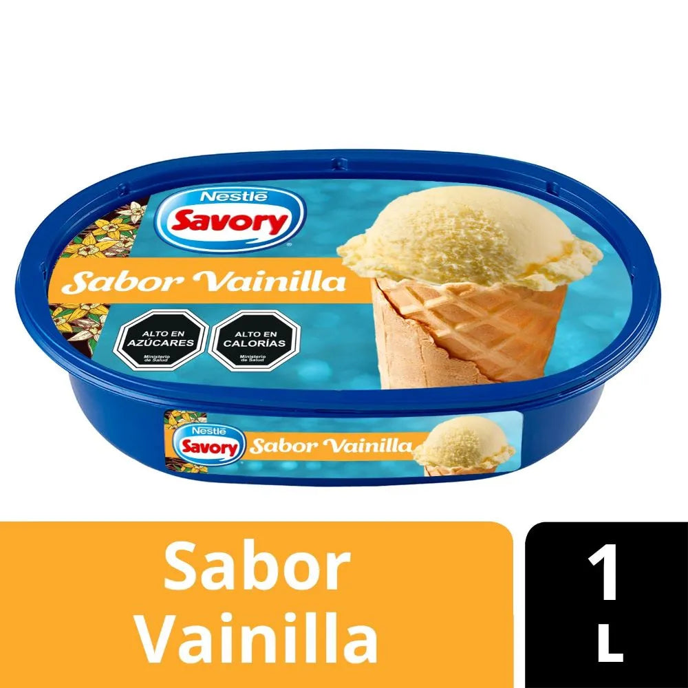 Helado Vainilla Savory 1L