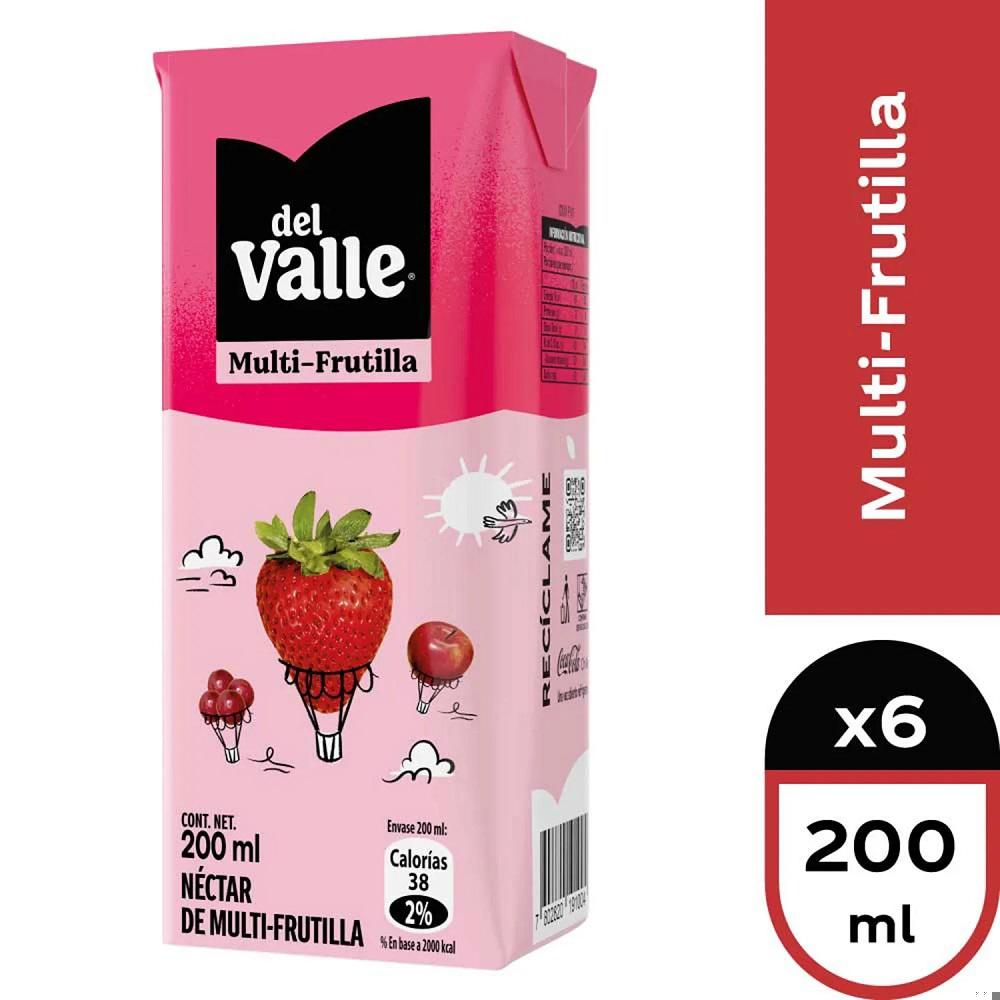 Nectar Frutilla Andina del Valle 200ml 6un