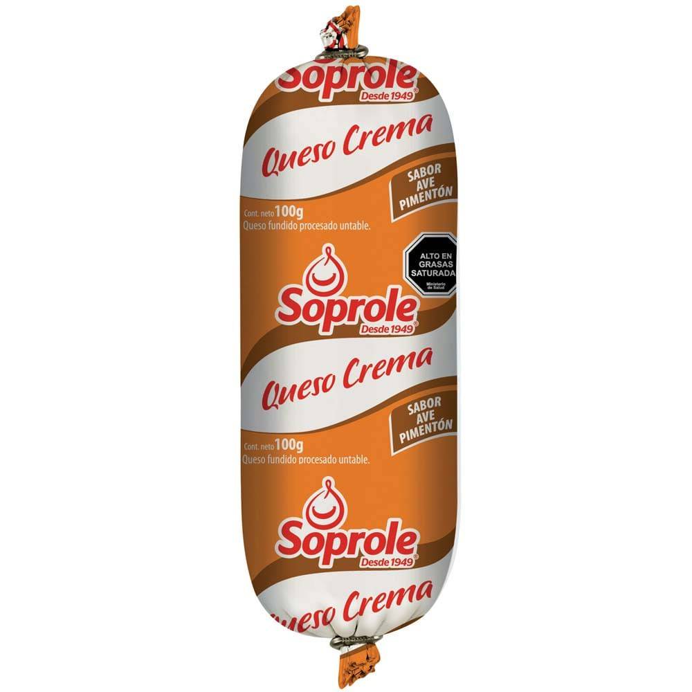 Queso Crema Ave Pimenton Soprole 100g