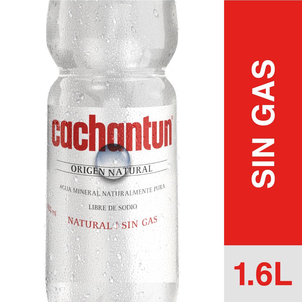 Agua Cachantun Gasificada 1.6Lt Desechable