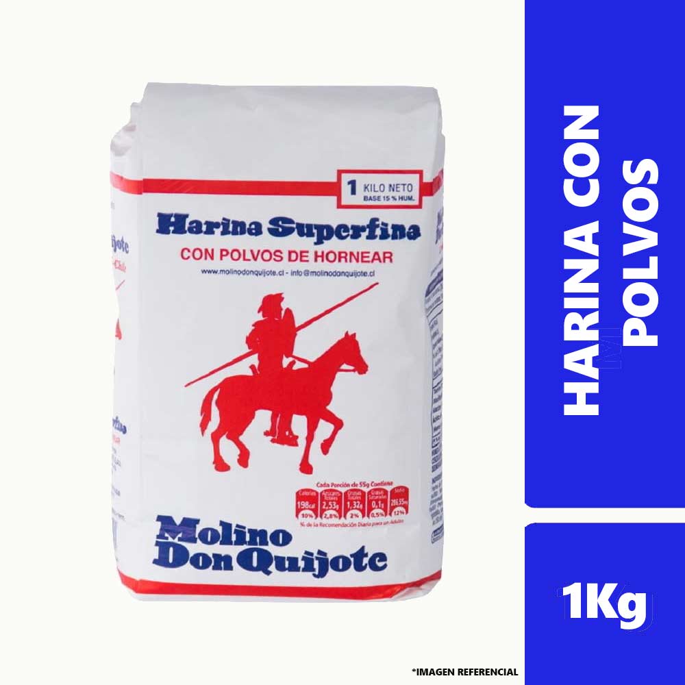 Harina con Polvos Don Quijote 1kg