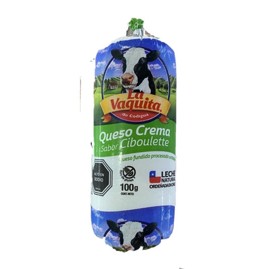 Queso Crema Ciboulette Vaquita 100 Gr