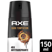 DESODORANTE AXE DARK TEMPTA 150 ML