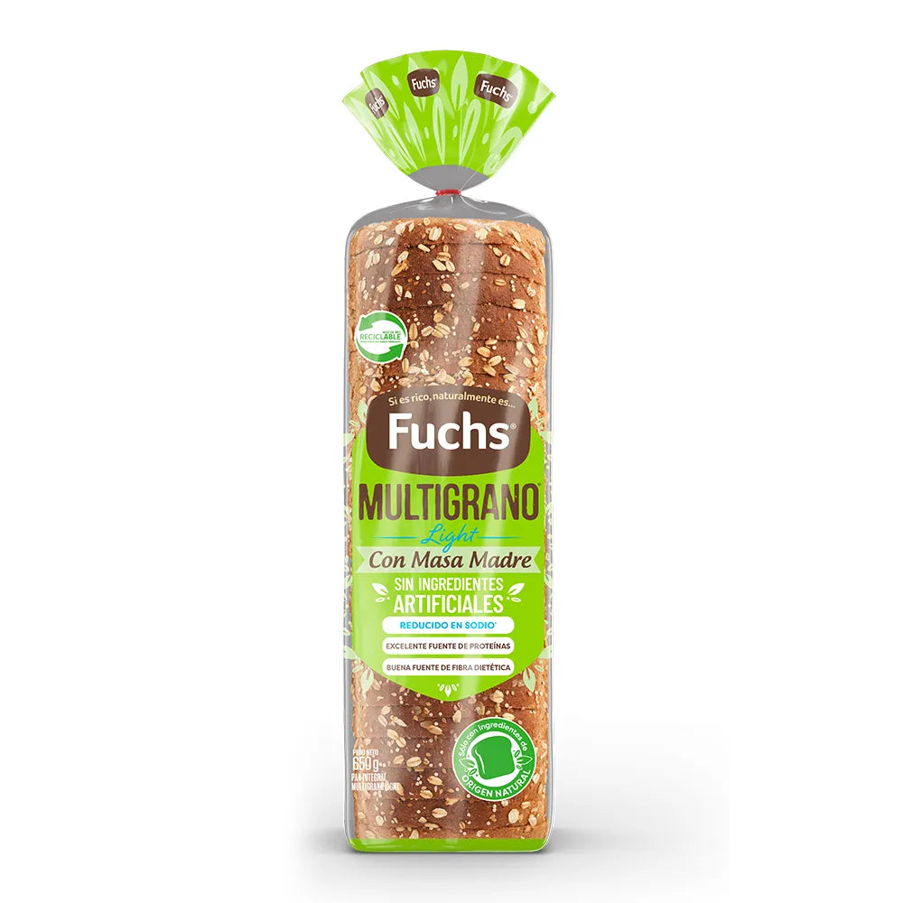 Pan de Molde Multigrano Fuchs 650g