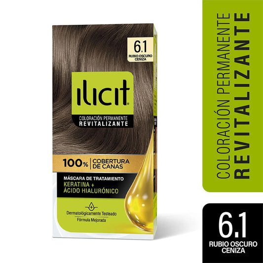 Tintura De Pelo Ilicit Rubio Oscuro 6.1  47g