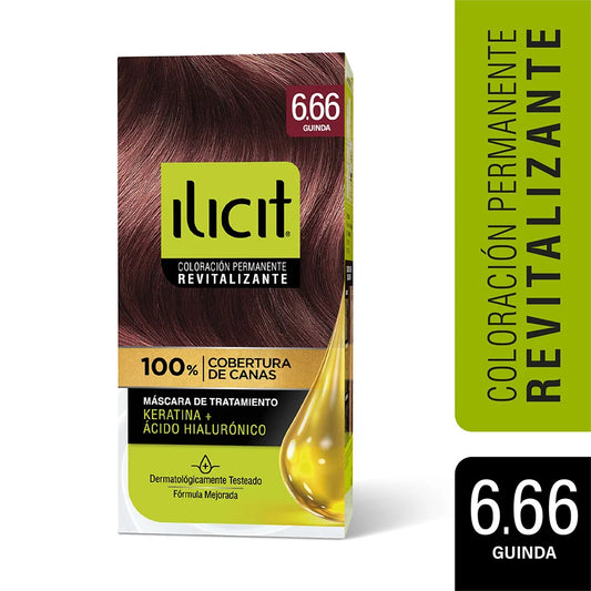 Tintura De Pelo Ilicit Guinda 6.66 47g