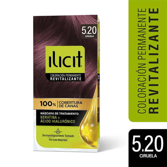 Tintura de Pelo Ilicit Ciruela 5.20 47g