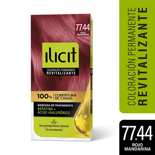 Tintura De Pelo Ilicit Rojo Mandarina 77.44 47g