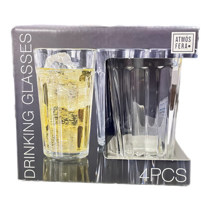 Set 4 Vasos Drinking Glasses 350ml