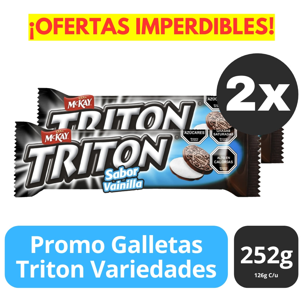 Promocion 2X Triton McKay Variedades