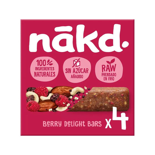 Barras Nakd Fruit Delight 4un 35g