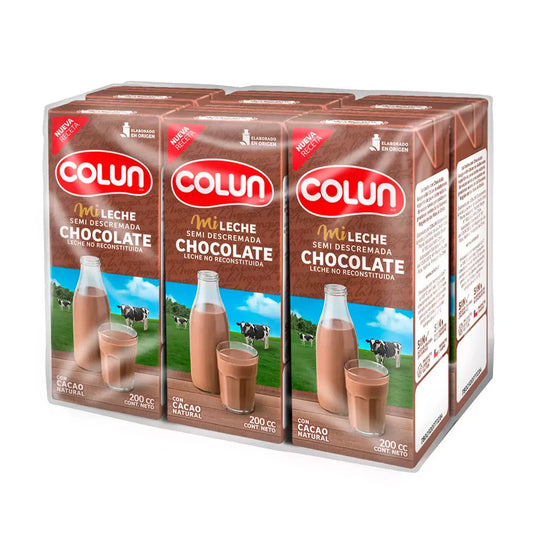 Leche de Chocolate Colun 200ml 6un