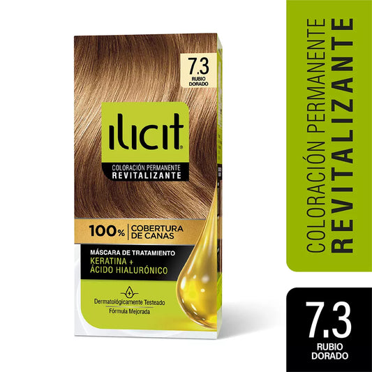 Tintura De Pelo Ilicit Rubio Dorado 7.3  47g