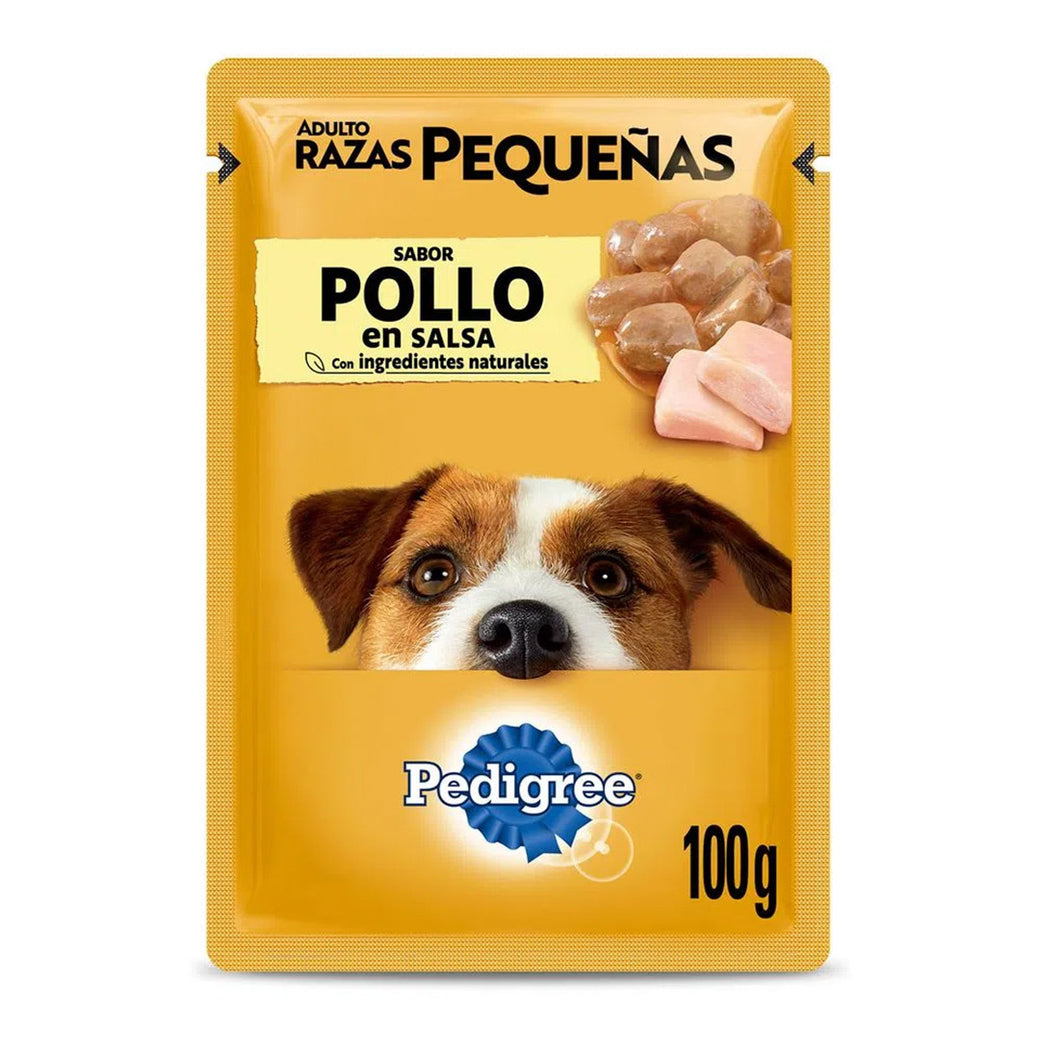 Pedigree Adulto Razas Pequeñas Pollo 100 Gr