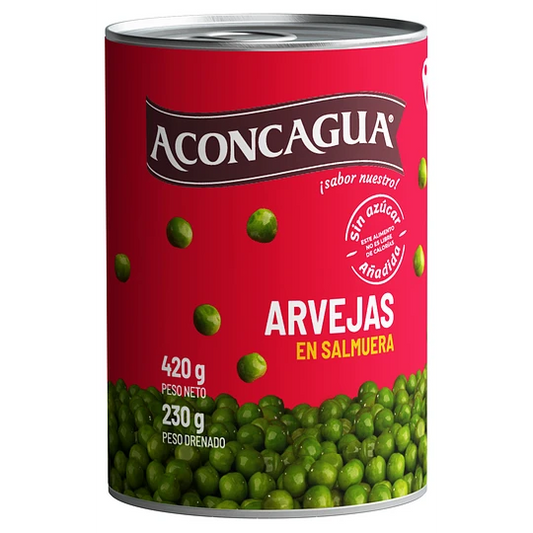 ARVEJAS EN SALMUERA ACONCAGUA 420 G