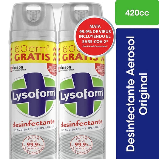 Desinfectante Lisoform Original 2un 420cc