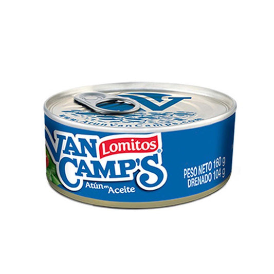 ATUN LOMITOS ACEITE VAN CAMP,S160