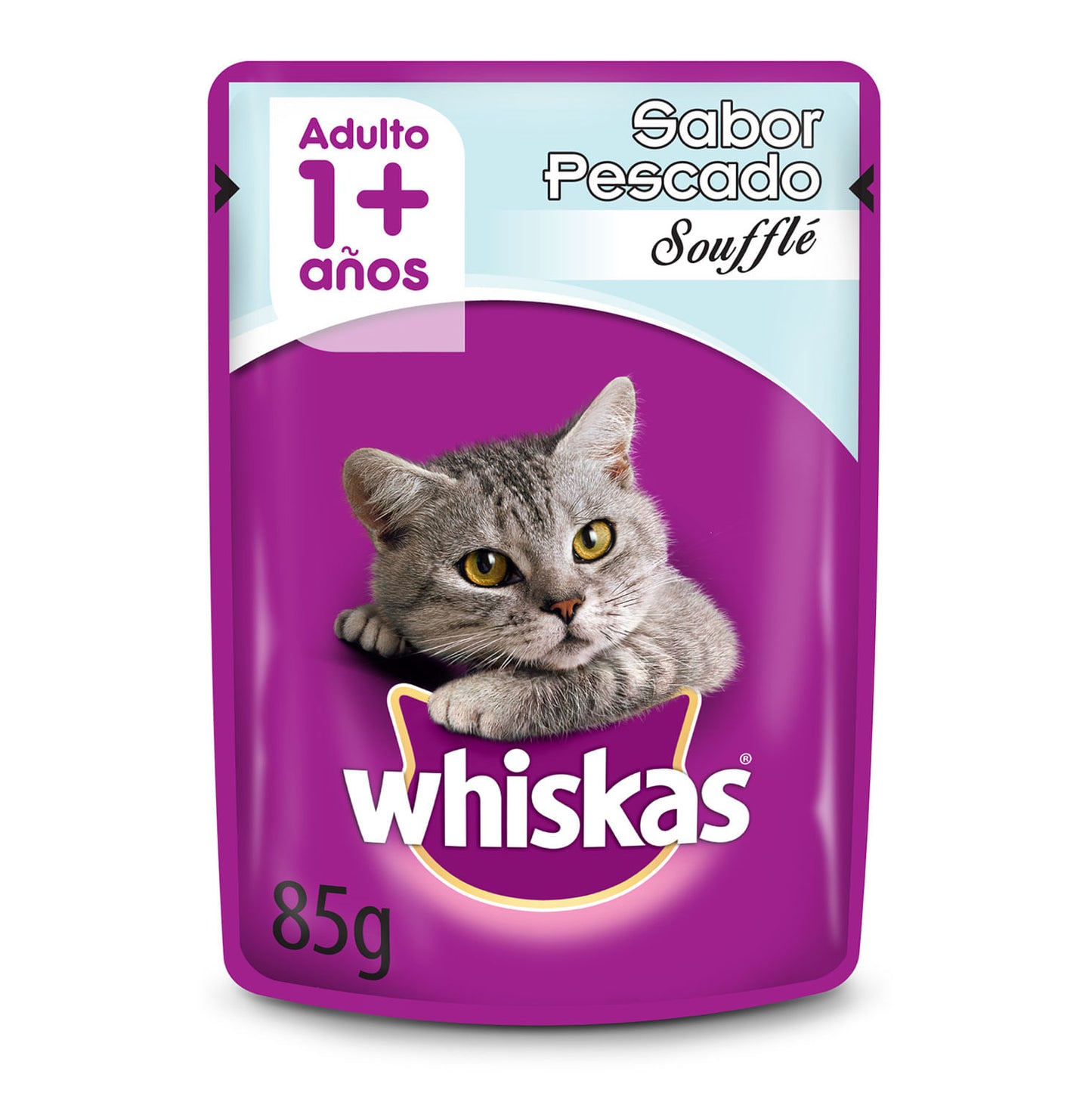 Whiskas Alimento Húmedo Adulto Pescado Soufflé 85g