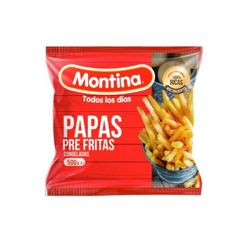 Papas Pre Fritas Montina 500g