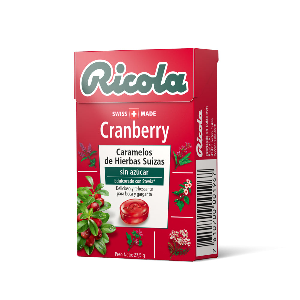 Mentas Cranberry Ricola 27g