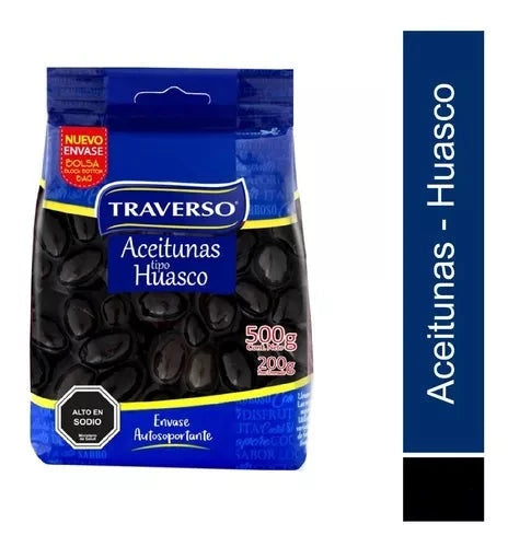 Aceitunas Huasco Traverso 500 G