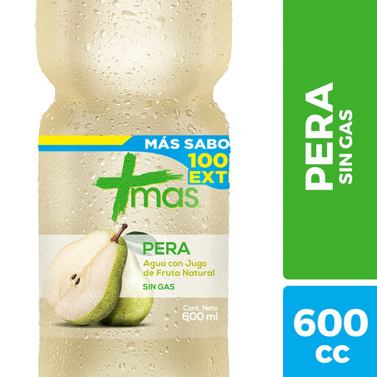 AGUA MÁS PERA 600 ML