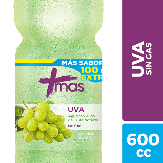 AGUA MÁS UVA 600 ML