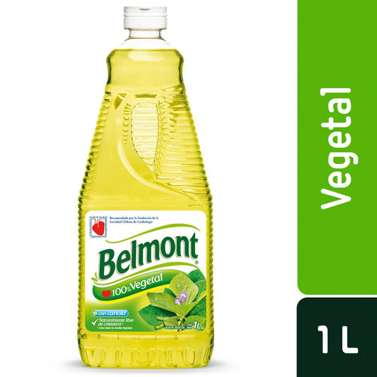 Aceite Belmont Vegetal Con Canola 1 LT