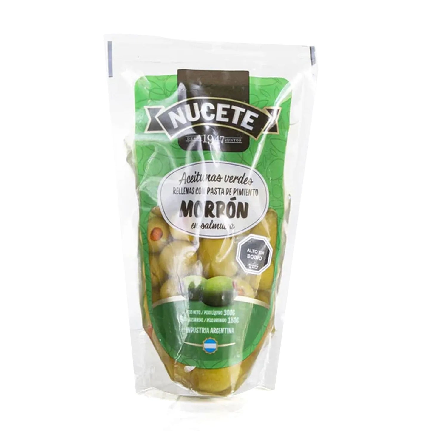 ACEITUNAS RELLENAS DE PIMIENTO NUCETE 300 G