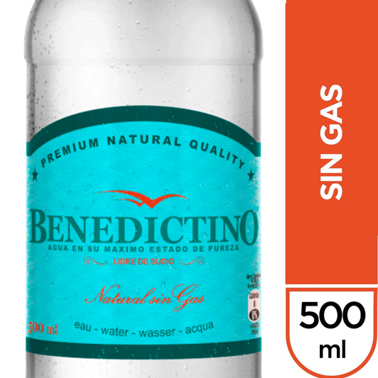 BENEDICTINO SIN GAS 500 ML