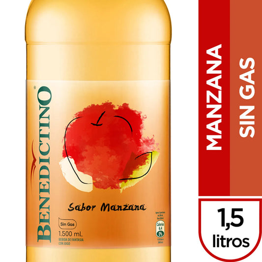 BENEDICTINO SABOR MANZANA 1.5L